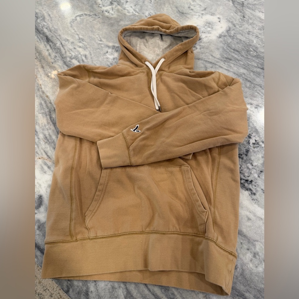 Tan Hoodie with Kangaroo Pocket